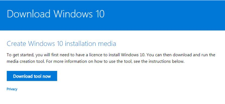 Cách tải bộ cài đặt windows 10