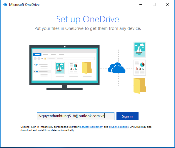 hướng dẫn sử dụng onedrive trên win 10 để lưu trữ dữ liệu