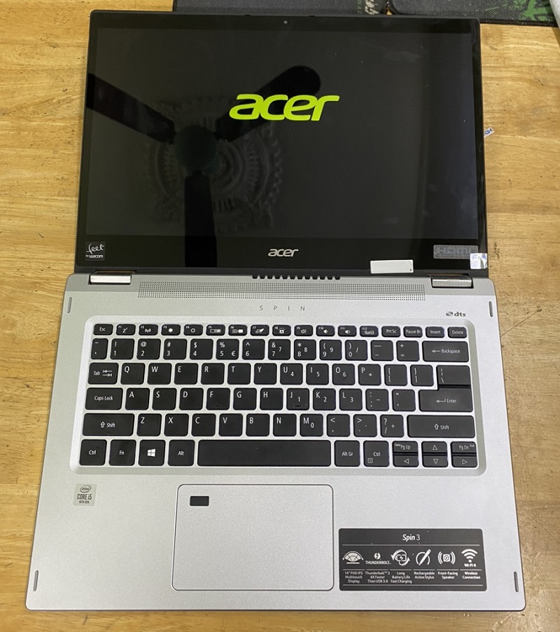 Bán laptop Acer Spin 3 SP314-54N Intel Core I5 Chính hãng tại Hà Nội