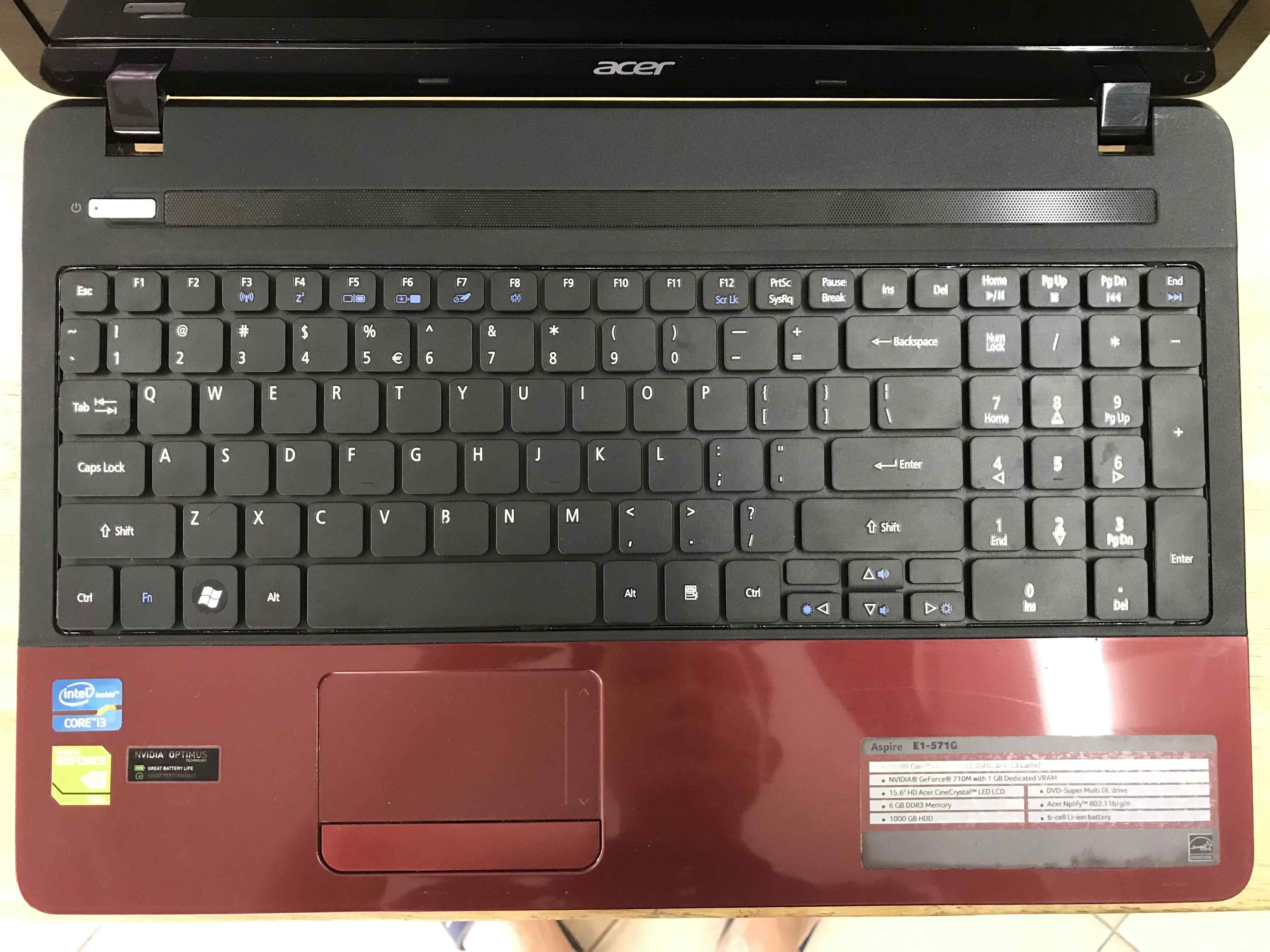 bán laptop cũ acer aspire e1 - 571g giá rẻ tại hà nội