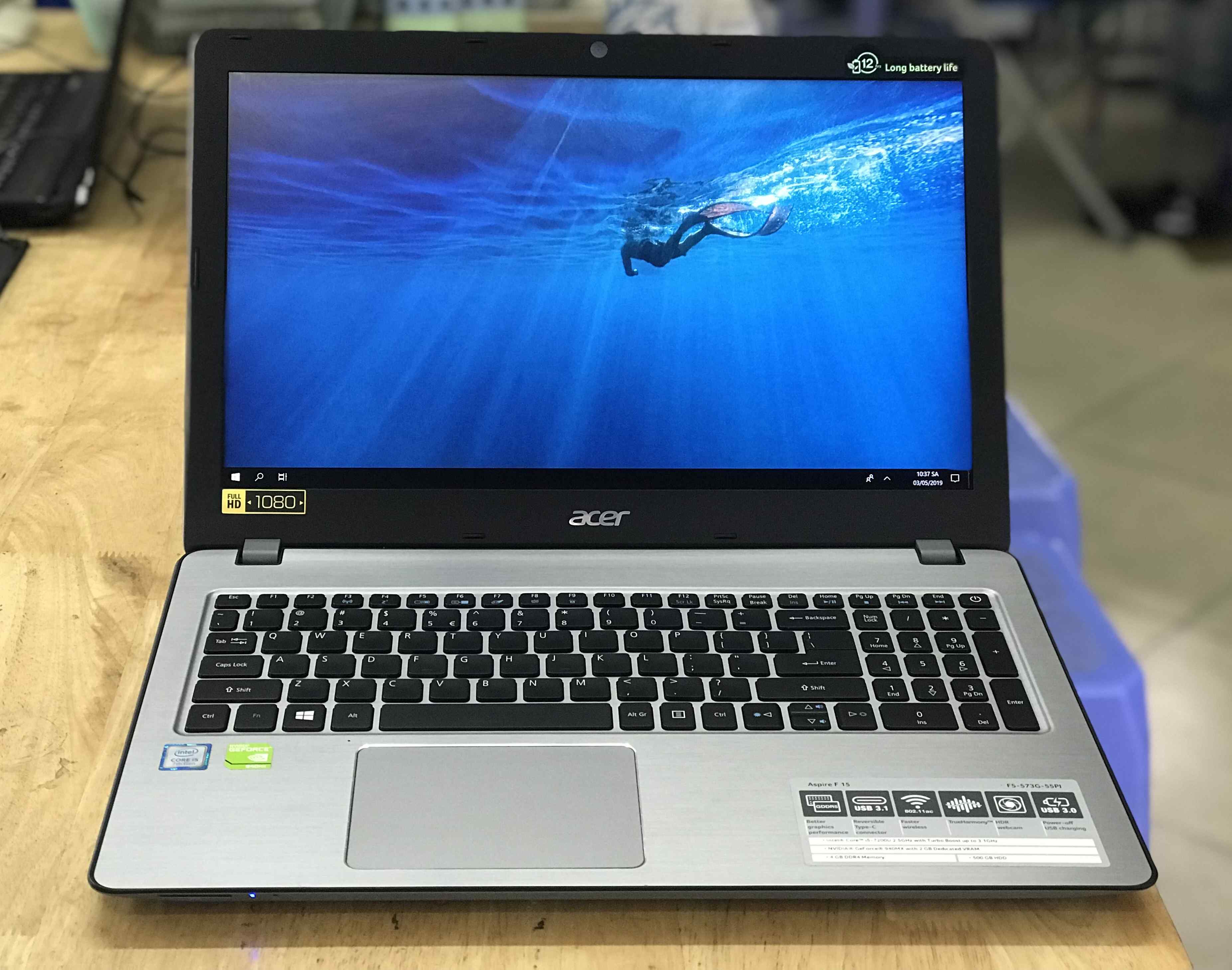 laptop acer f5 573g