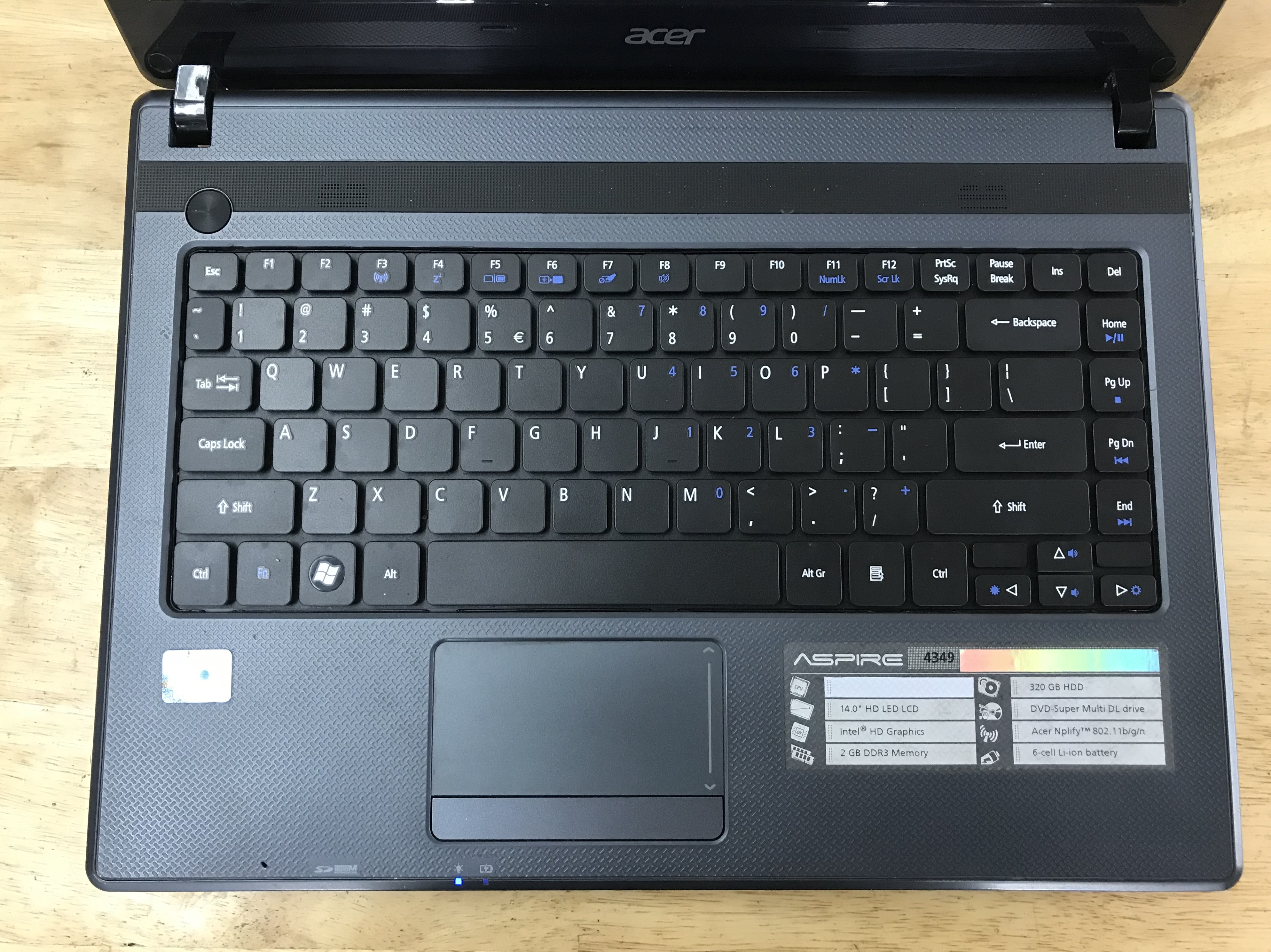 bán laptop cũ acer aspire 4349