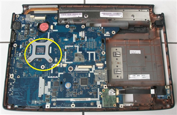 Sửa chữa laptop acer 4736 xanh hình, chạy ngắt